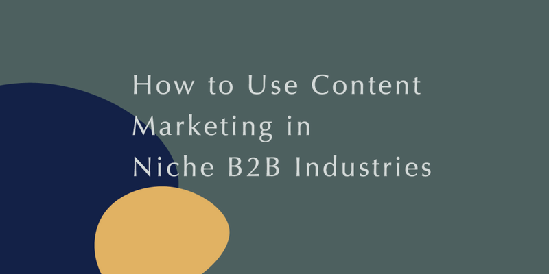 How to Use Content Marketing in Niche B2B Industries||Man sitting at a desk researching on his computer