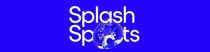 An image featuring the word 'Splash Spots' with water drop replacing the letter 'o'.