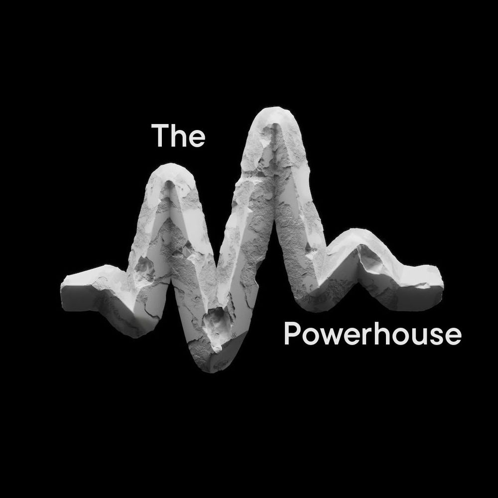 A stylized heartbeat graphic representing, 'The Powerhouse'.