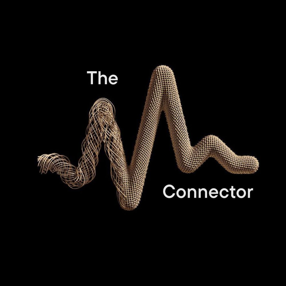 A stylized heartbeat graphic representing, 'The Connector Persona'.