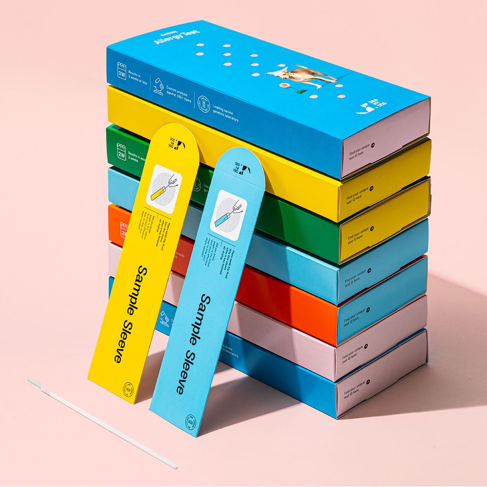 An image of DNA my dog packaging sleeve.
