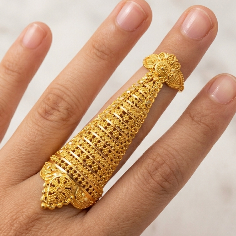 Cocktail long ring