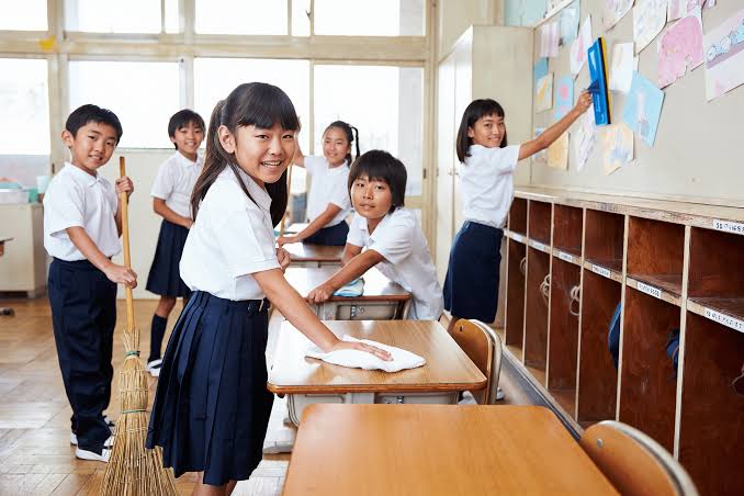 Student Cleans