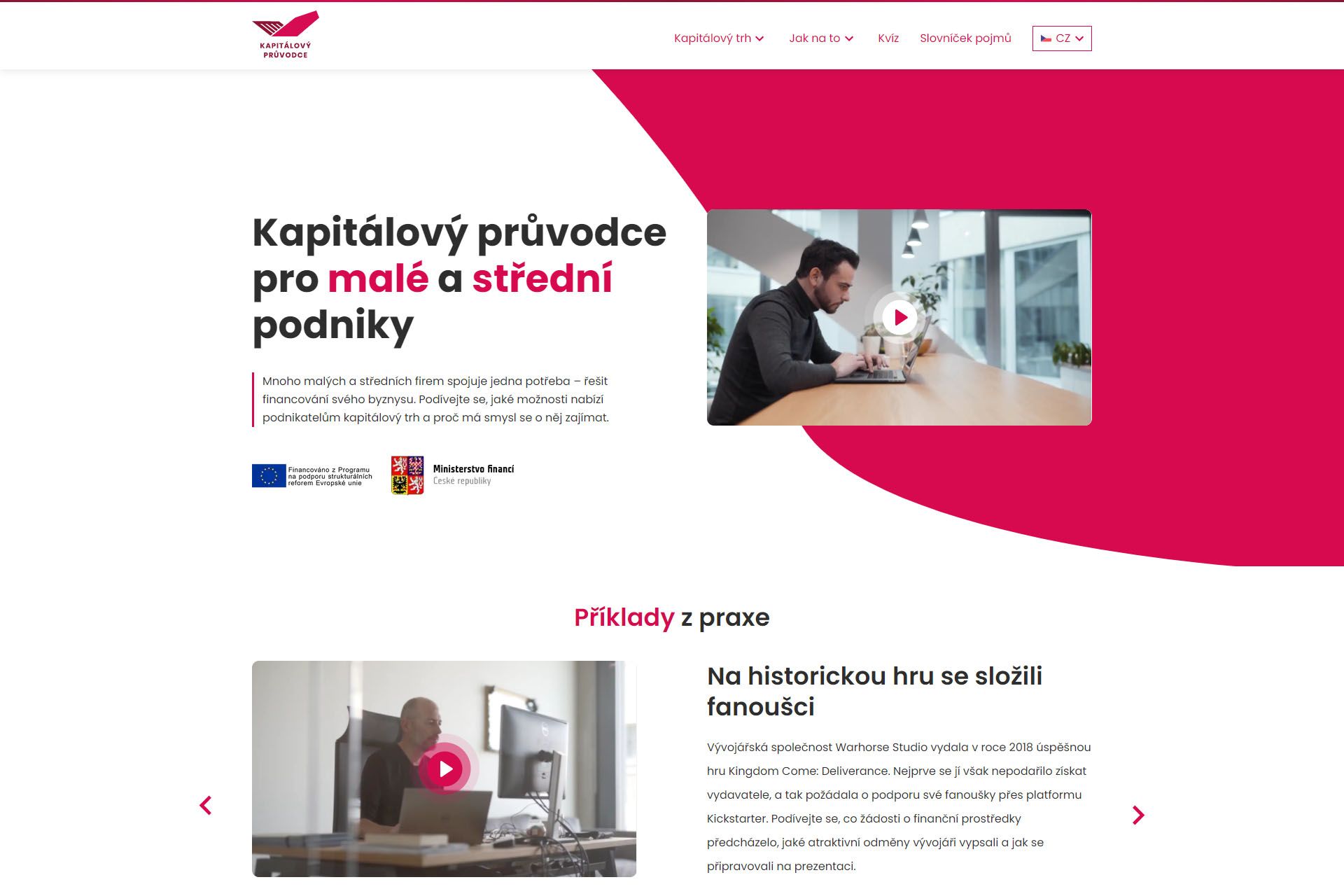 Online konference ke spuštění webu Kapitalovypruvodce.cz