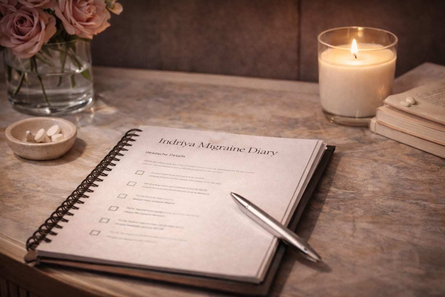 Indriya Clinics migraine diary