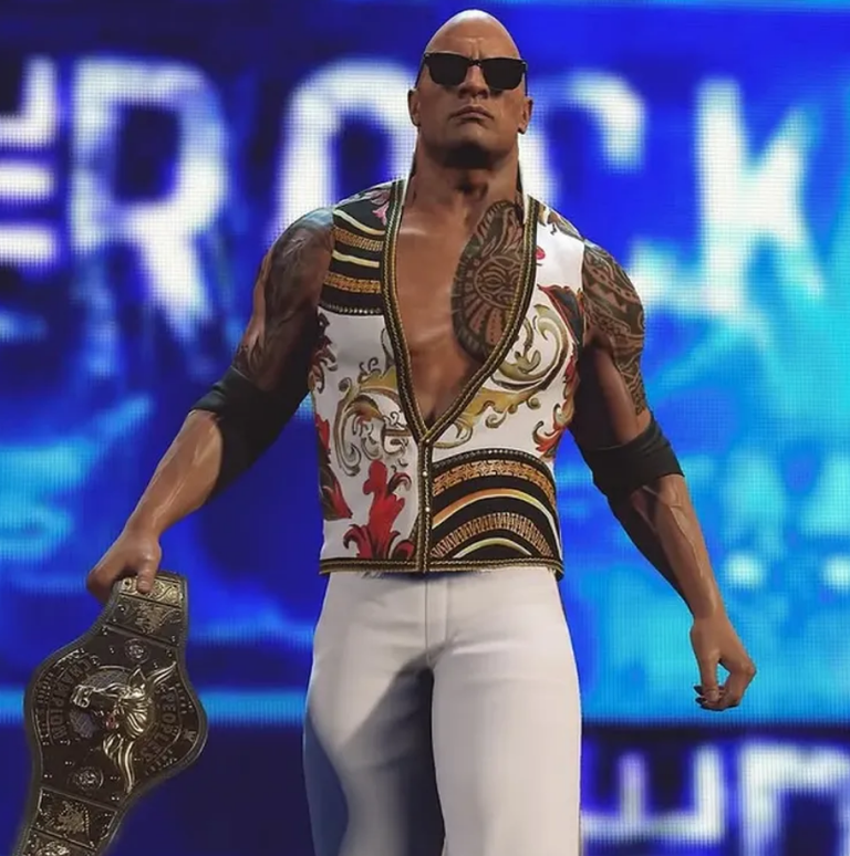 wwe2k25 roster the rock