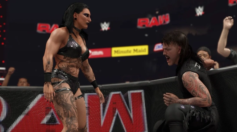 wwe 2k25 roster rhea ripley dominik mysterio