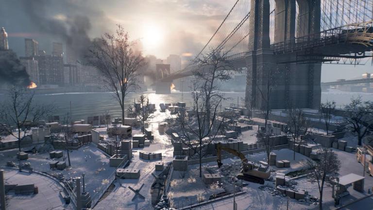 A screenshot of the snow-covered visual update of Empire State.