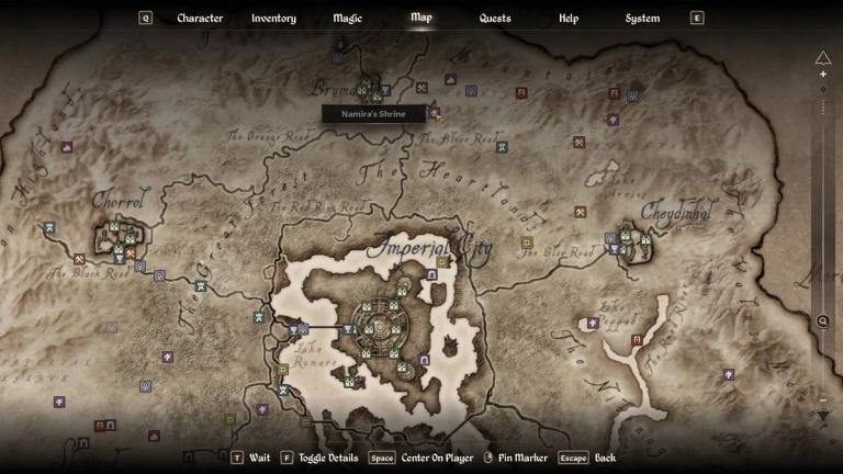 oblivion remastered shrine namira