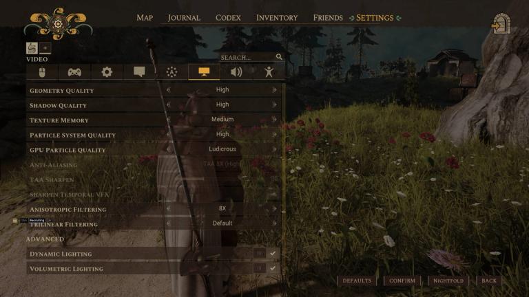 Soulframe Graphics Settings 2