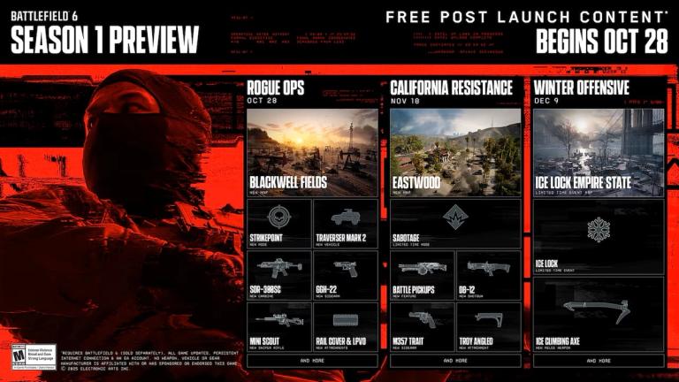 Battlefield 6 Season One Preview Roadmap.