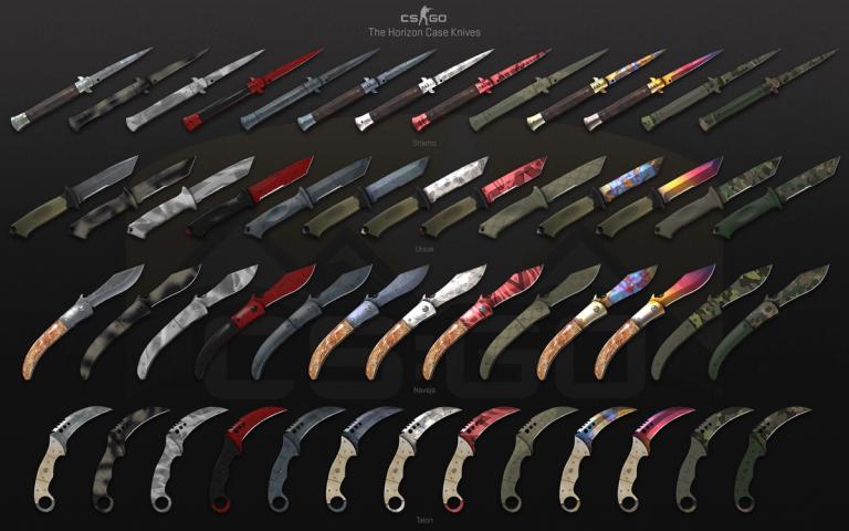 CS skins knives