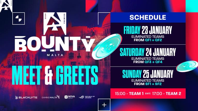 BLAST Bounty Malta Meet and Greets