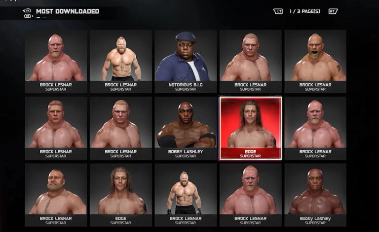 Brock Lesnar Character in WWE 2K25