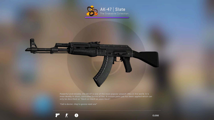 AK-45 Slate CS skin