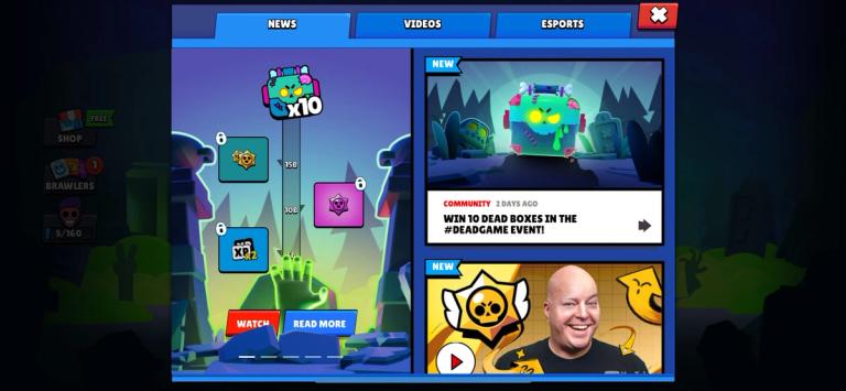 Deadtgame event in Brawl Stars.