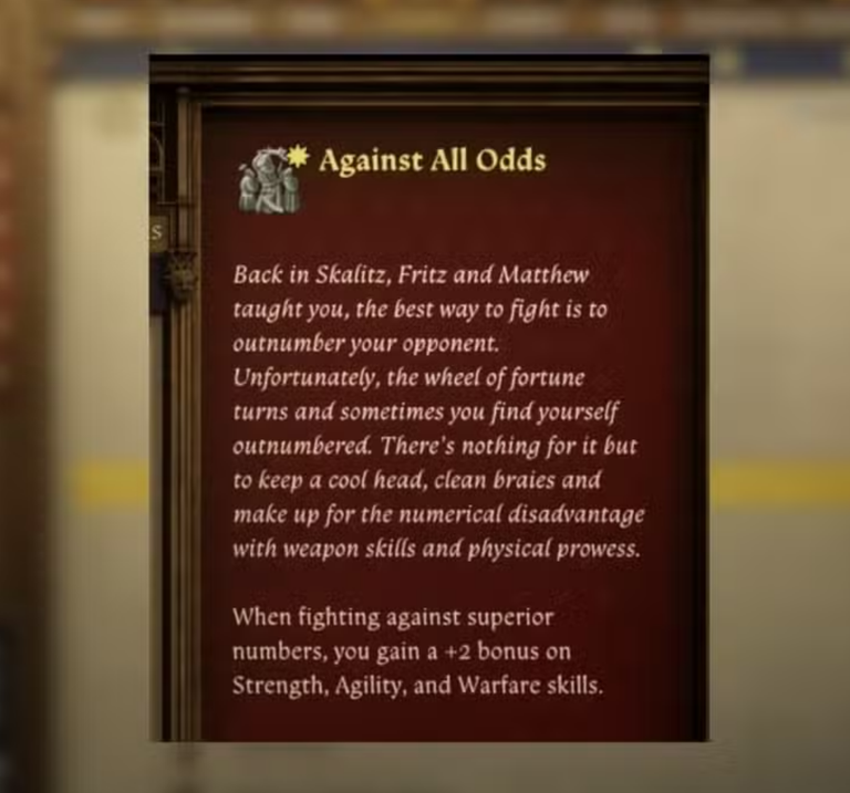 kcd2 early game perks