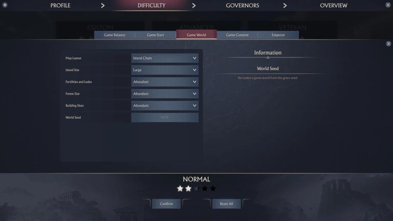 Anno 117 9670 Taka Settings
