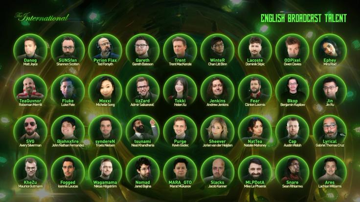 TI13 English broadcast talent dota 2