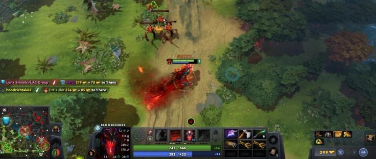 Starting items for Bloodseeker