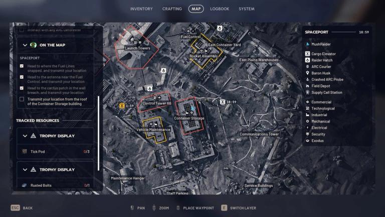 Container Storage Roof