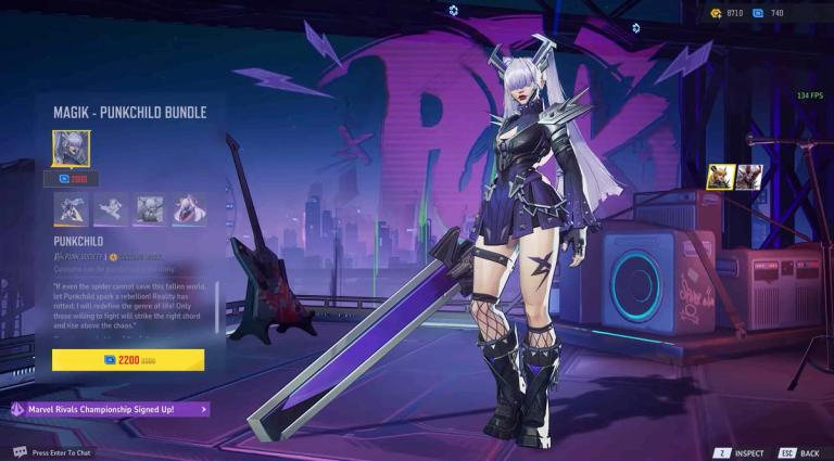 Magik Punkchild Skin in Marvel Rivals