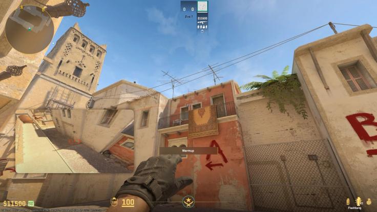 Use this CS2 aim map to warmup with and improve your skill