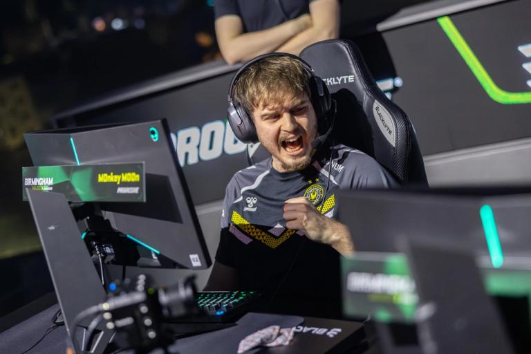 Team Vitality's M0nkey M00n at the RLCS 2025 Birmingham Major