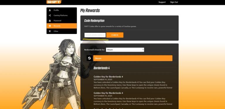 Redeem Borderlands 4 SHiFT Codes