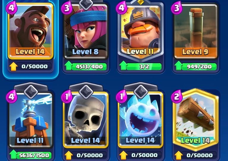 A screenshot of the Hog 2.8 Cycle Deck in Clash Royale.