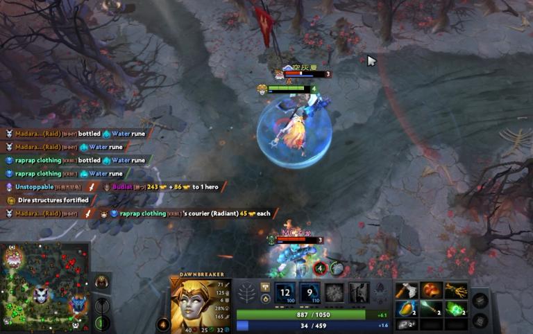 Dawnbreaker early game itemisation