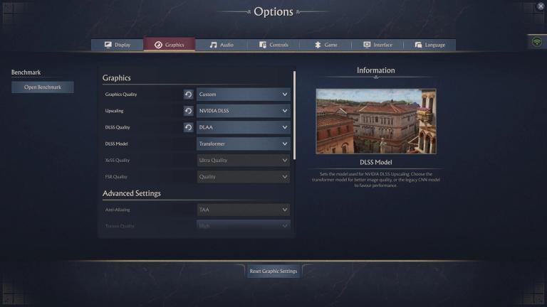Anno 117 Upscaling Settings