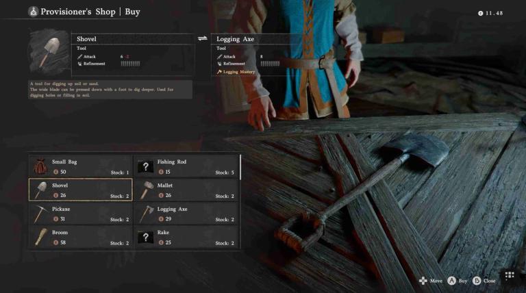 Shovel in Crimson Desert