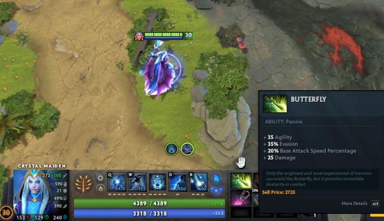 Crystal Maiden Dota 2 carry