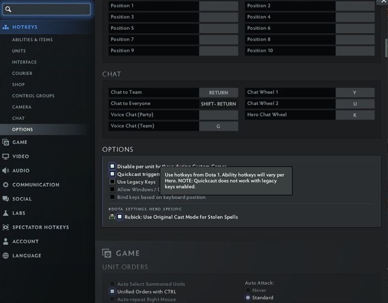 Where to find the legacy keys in Dota 2