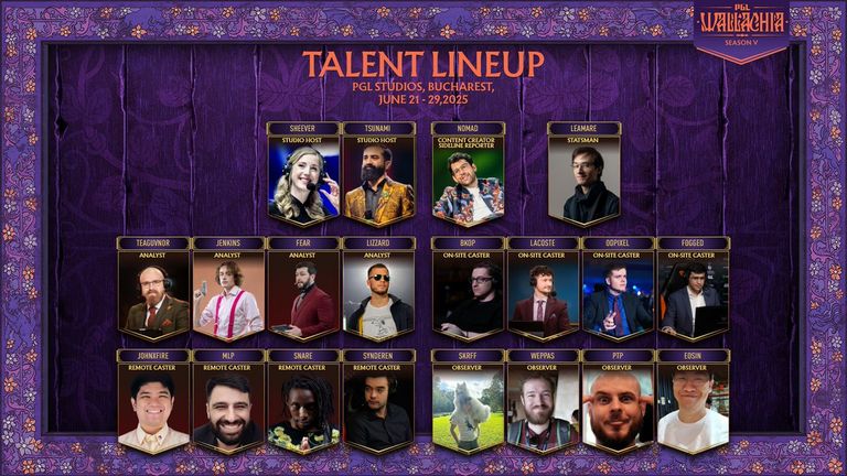 pgl wallachia season 5 broadcast talent
