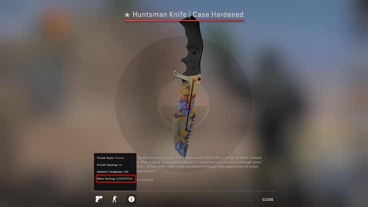 Huntsmand knife cs skin