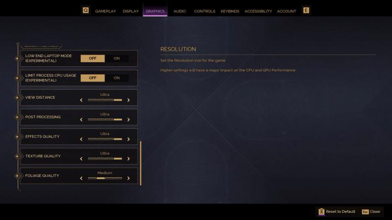 Dune  Awakening Graphics Settings 2