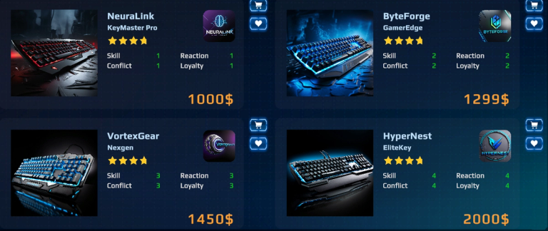 esports manager 2025 shop