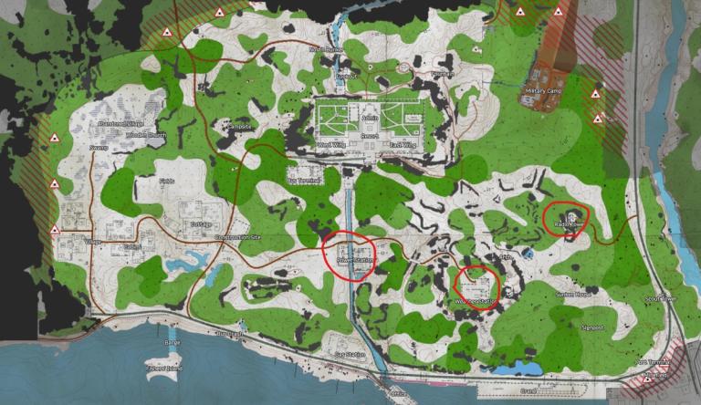 Shoreline Locations