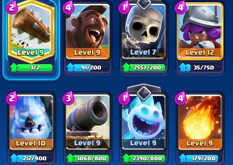 A screenshot of the Hog 2.6 Cycle Deck in Clash Royale