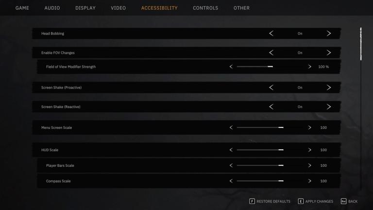 Tainted Grail  The Fall of Avalon Misc Settings