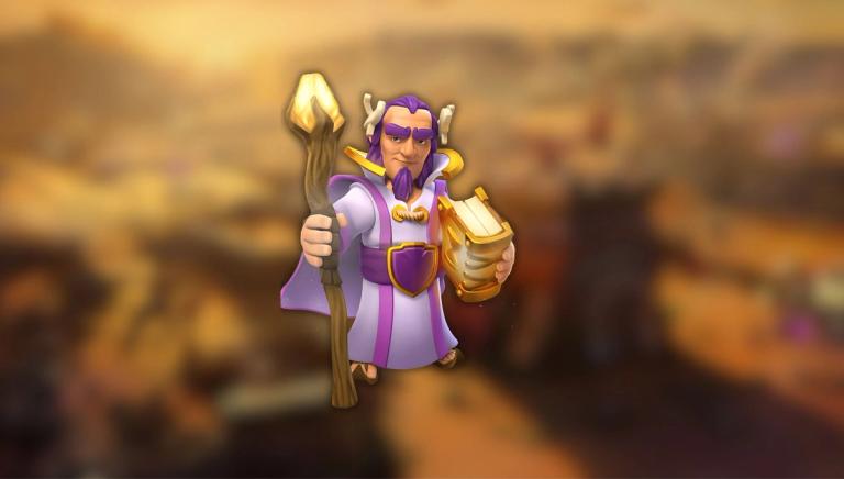 An image of the Grand Warden in Clash of Clans.