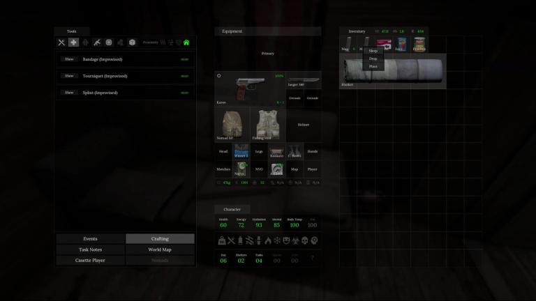 Road To Vostok Sleeping