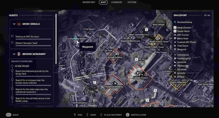Jiangsu Warehouse location in ARC Raiders