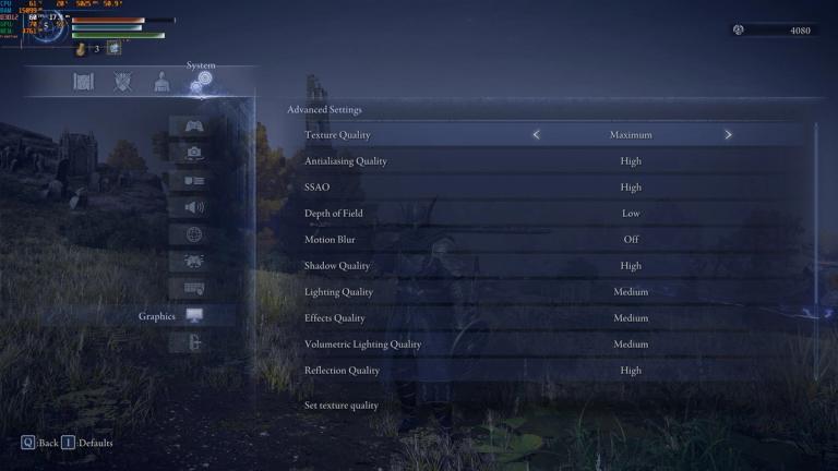 Elden Ring Nightreign Graphics Settings
