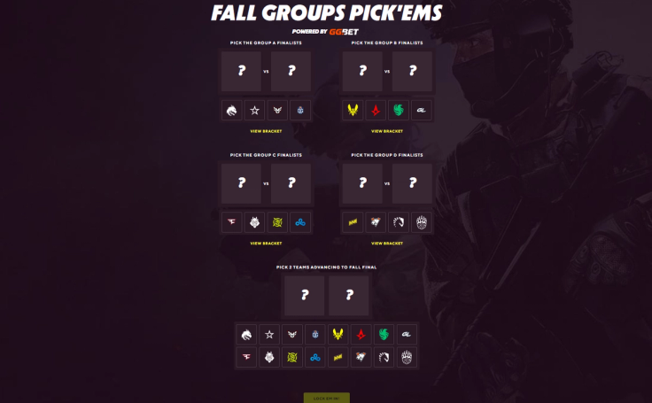 fall groups pickems