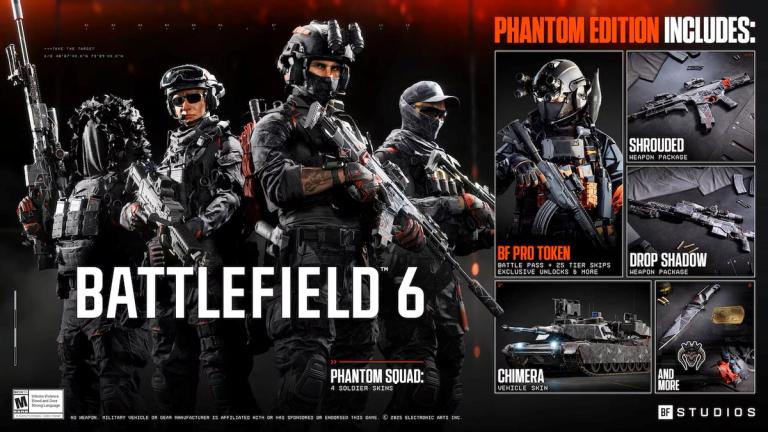 Everything the Phantom Edition of Battlefield 6 includes.