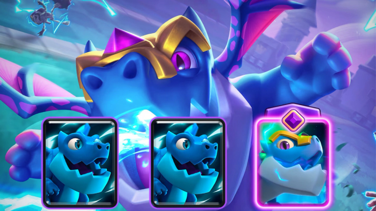 An image of Electro Dragon Evolution cards in Clash Royale.