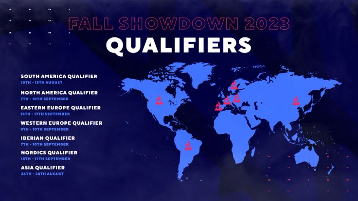 Showdown Qual Regions